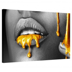 Dripping Gold Lips