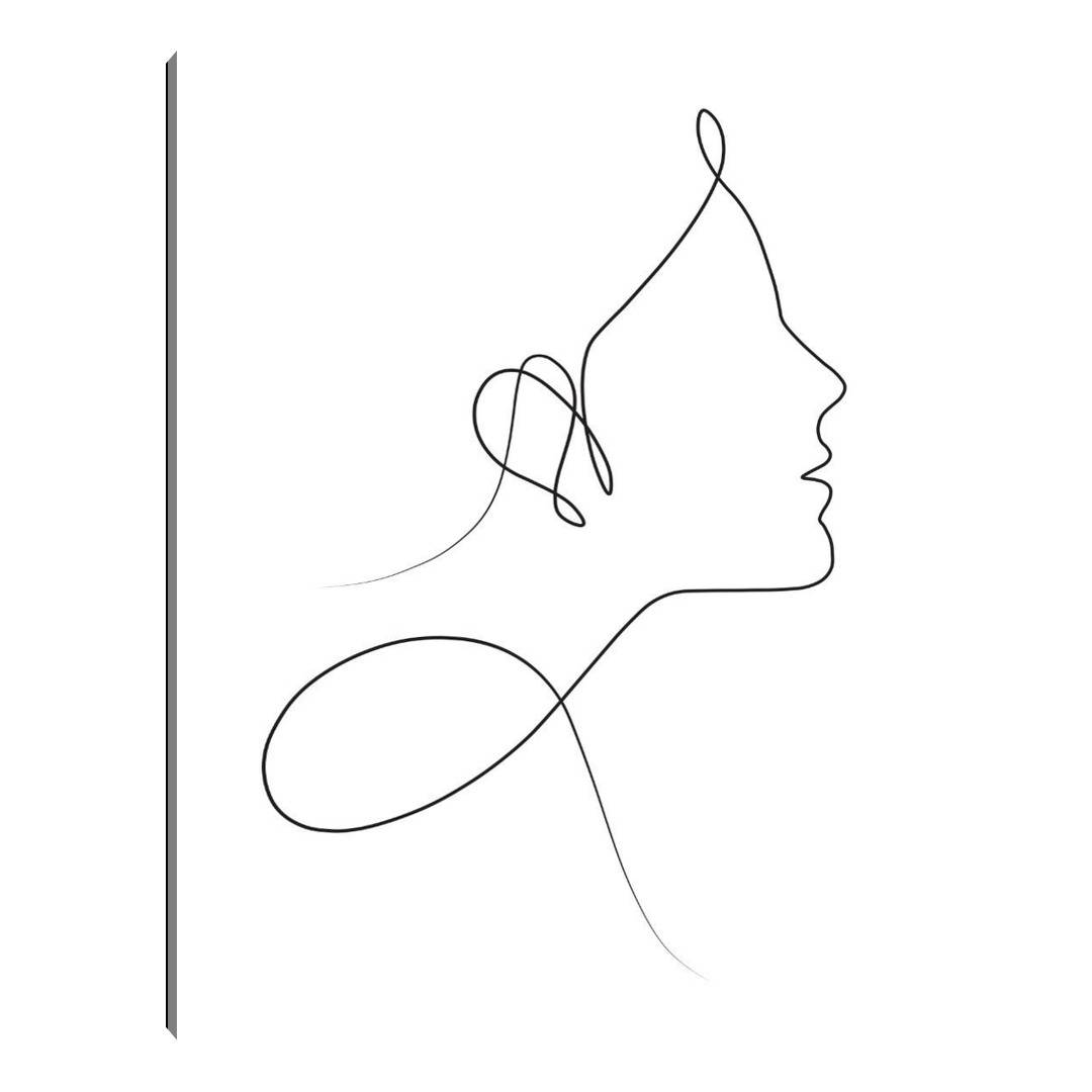 One Line Face